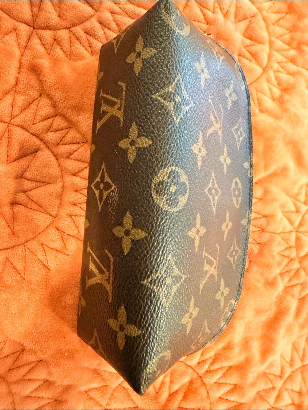 Louis Vuitton Monogram Canvas Cosmetic Pouch in Brown and Gold - Picture 2 of 11